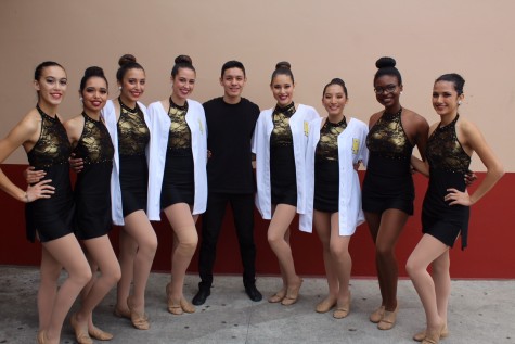 Here we have class of 2016s dance team members. The dancers are posing in their costumes before their performance at the Winter Sports Rally. It was great being joined by people I already knew because it made dancing with them a lot more fun. says dance team member Odalis Guerrero 