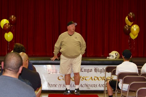 New head coach Greg Gano introduced himself to the players and parents on March 22. At this meeting the coach spoke of his background, his coaching style, and his expectations for the upcoming seasons.  I really like his old-fashion style of coaching said Principal Cabrera.  