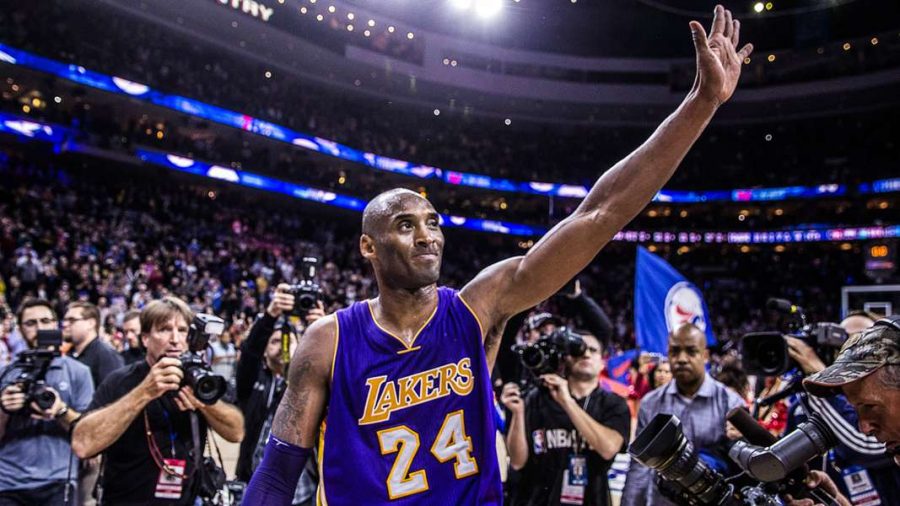 Kobe Bryant gives a final wave goodbye to his beloved fans after 20 years with the Los Angeles Lakers. Kobe didnt fail to wow the crowd one last time by scoring 60 points. When speaking about Kobe, NBA Hall of Famer and Laker Legend, Magic Johnson, stated ... the best player to ever wear purple and gold.
