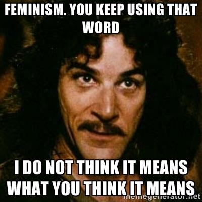 A large amount of people believe they know the meaning of feminism when they really dont. Its about equality for both sexes, shared Victoria Ferguson. Meme created by Hailey Scott.