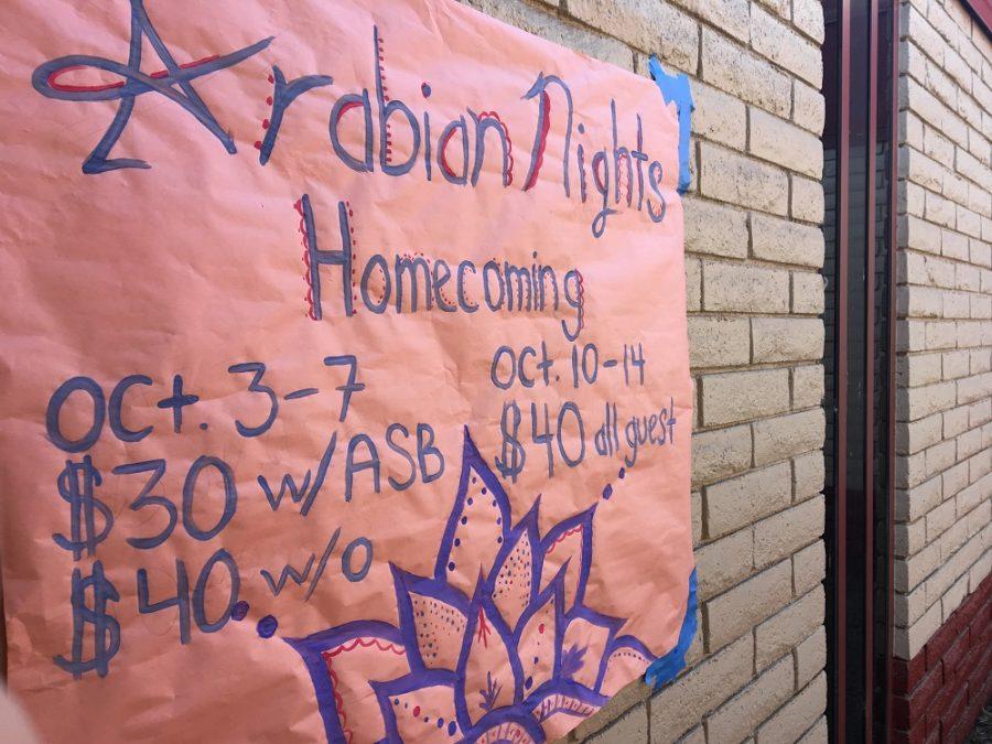 As the theme for homecoming as been announced, Arabian Night, tickets are now 35 dollars. Something new that the dance will have is an airbrush artist, so students can enjoy temporary tattoos. 