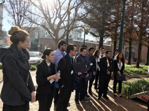 The seniors gather together as they go on a tour around city hall.  This was a great experience, it really changed my perspective on local government, expresses Luz Moreno.  Seniors got an opportunity of a life time and learned how to take on local government jobs.