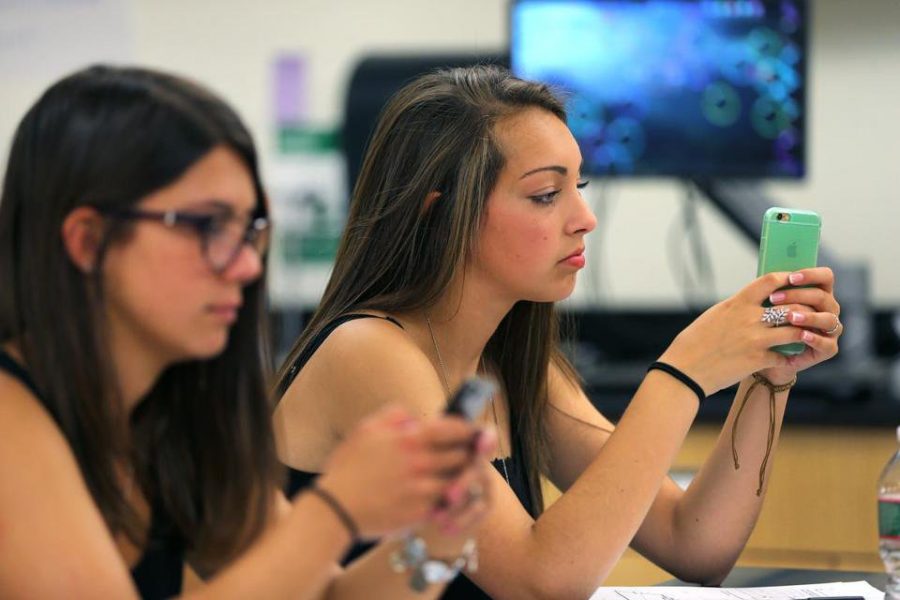 Teachers are now using phones in the classroom for educational purposes. The Educational Code of California frowns upon the use of phones on campus. Yet many teachers are taking a more proactive look on the use of phones.