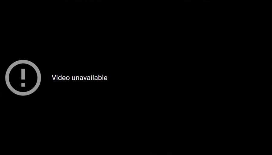 The YouTube video unavailable screen. COPPA may put some YouTubers in serious financial trouble.