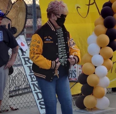 Mrs. Hensley at her retirement drive by parade. She proudly wears her new Don Lugo letterman jacket that was gifted to her. I havent done as much for Lugo as it has done for me! Photo courtesy of... 