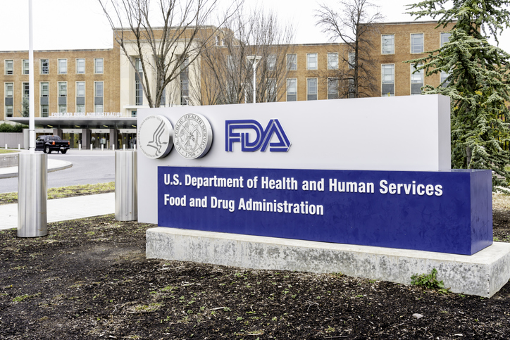 Washington, D.C., USA- January 13, 2020: FDA Sign at its headquarters in Washington DC. The Food and Drug Administration (FDA or USFDA) is a federal agency of the USA. The U.S. Food and Drug Administration (FDA) is part of the U.S. Department of Health and Human Services. It is the oldest comprehensive consumer protection agency in the U.S. federal government.
