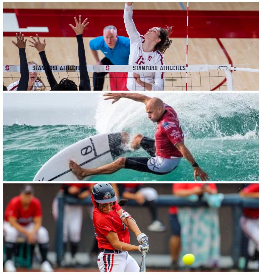Kathryn Plummer (Top), Kelly Slater (Middle), Sierra Romero (Bottom), all three pro-athletes in which many look up to today.

