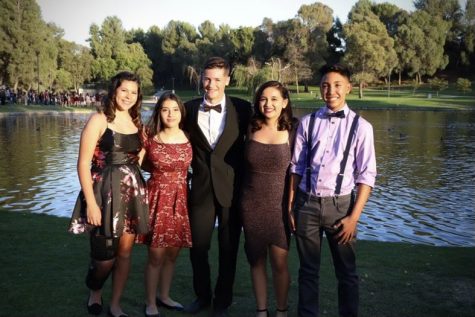 At the last homecoming dance before Covid-19 hit a group of sophomores take pictures at a park. Arianna Hernandez says, Im most excited about getting to hang out with my friends all night and getting to take pictures with them, and finally be able to go to the dance again!