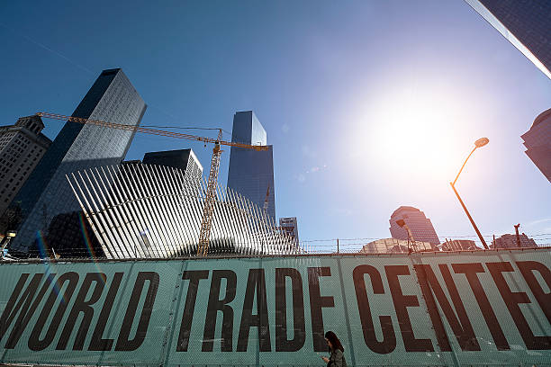 The World Trade Center in New York, where the the twin towers once stood where people often visit to pay their respects to those whose lives were taken on 9/11.