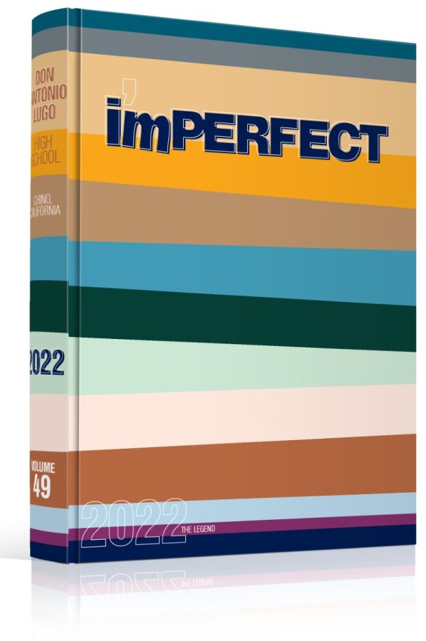 The theme of this years yearbook is Imperfect. Throughout the book, you may notice that the smallest of details correspond to the theme. For example, the lines on the cover of the book are crooked to symbolize the idea of imperfection.
