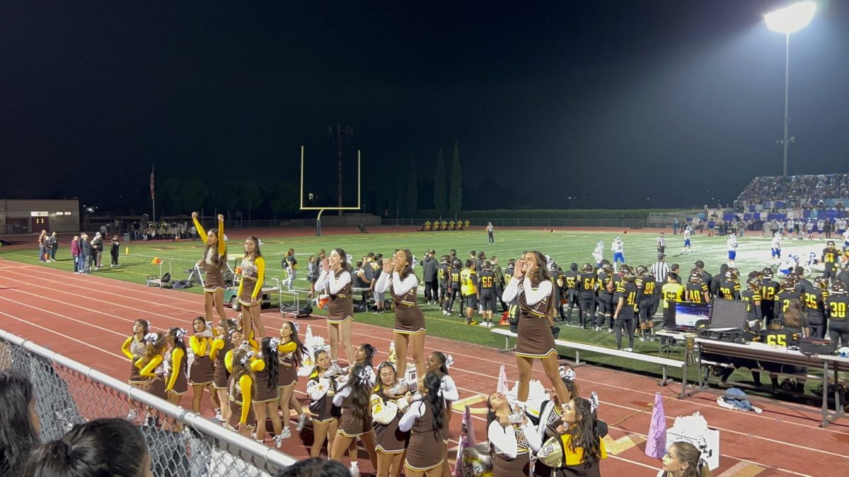 Don Lugo Spiritleaders cheering on the crowd, loud and proud.